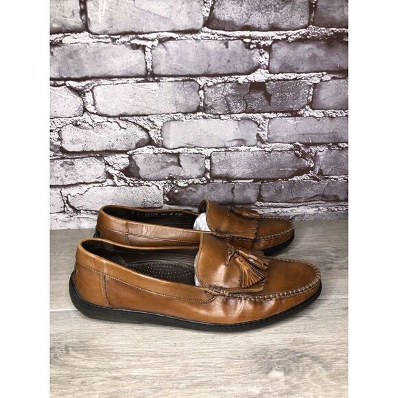 BRAGANO Cole Haan Brown Leather Kiltie Tassel Driving Loafers Men 10.5M US/44EU main image 6